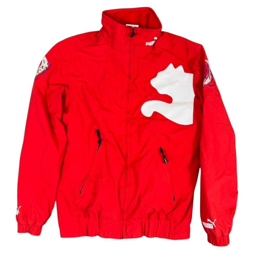 Puma Mens Red Full Zip Windbreaker Volvo Ocean Race Crew 2008-9 Size XS
